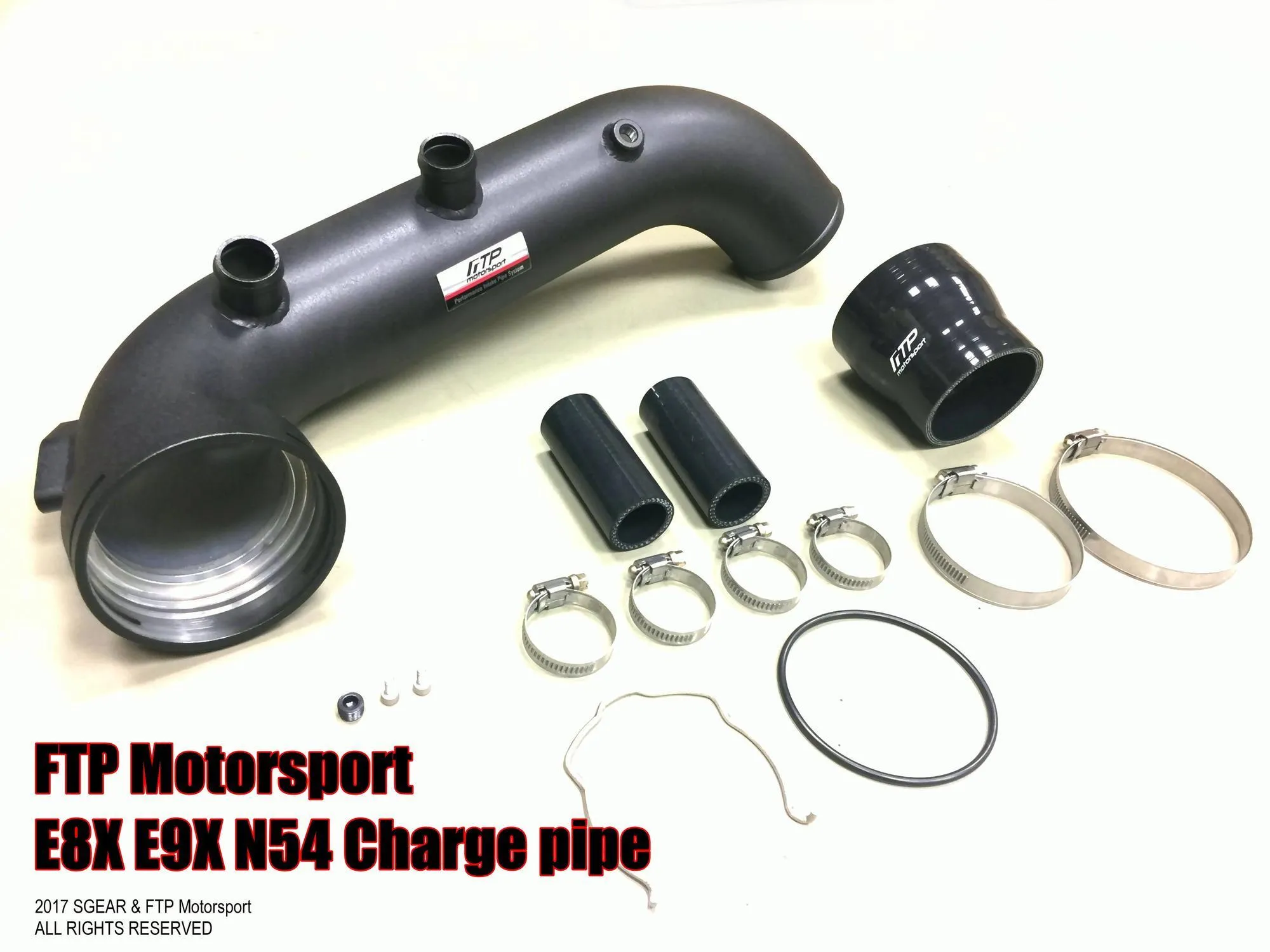 FTP Motorsport BMW E8X E9X N54 charge pipe for 135i, 335i, 1M – zdjęcie produktu