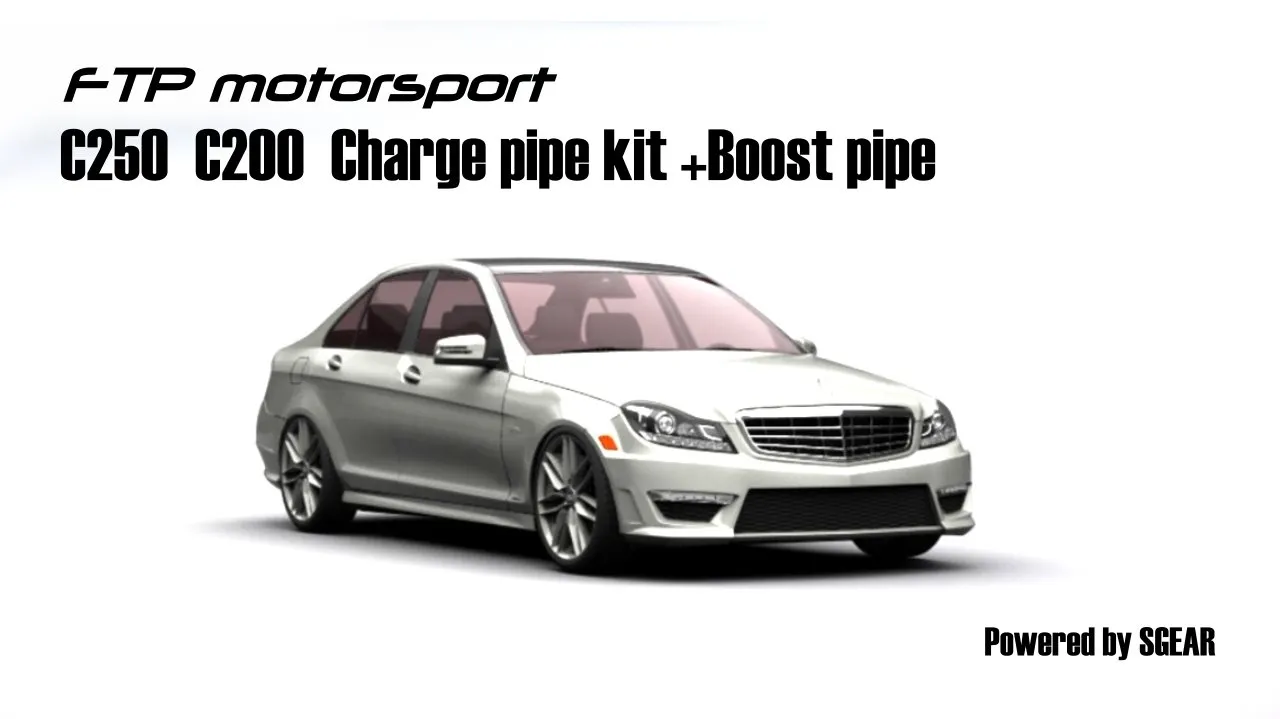 FTP Motorsport Benz W204 C250 charge pipe kit 1.8T – zdjęcie produktu