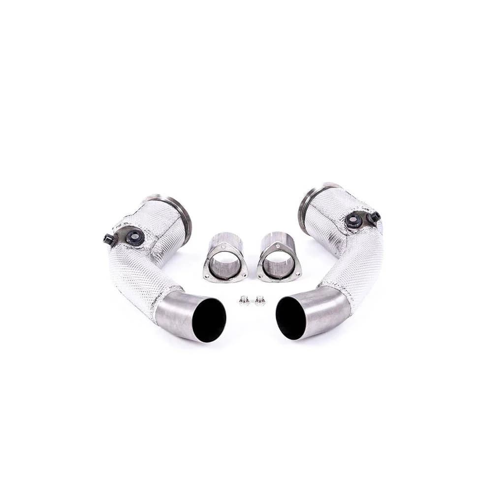 Milltek SSXAU908 Downpipe — AUDI RS6 C8 4.0 V8 bi-turbo (Non OPF/GPF) 2020 - 2022 — zdjęcie 1