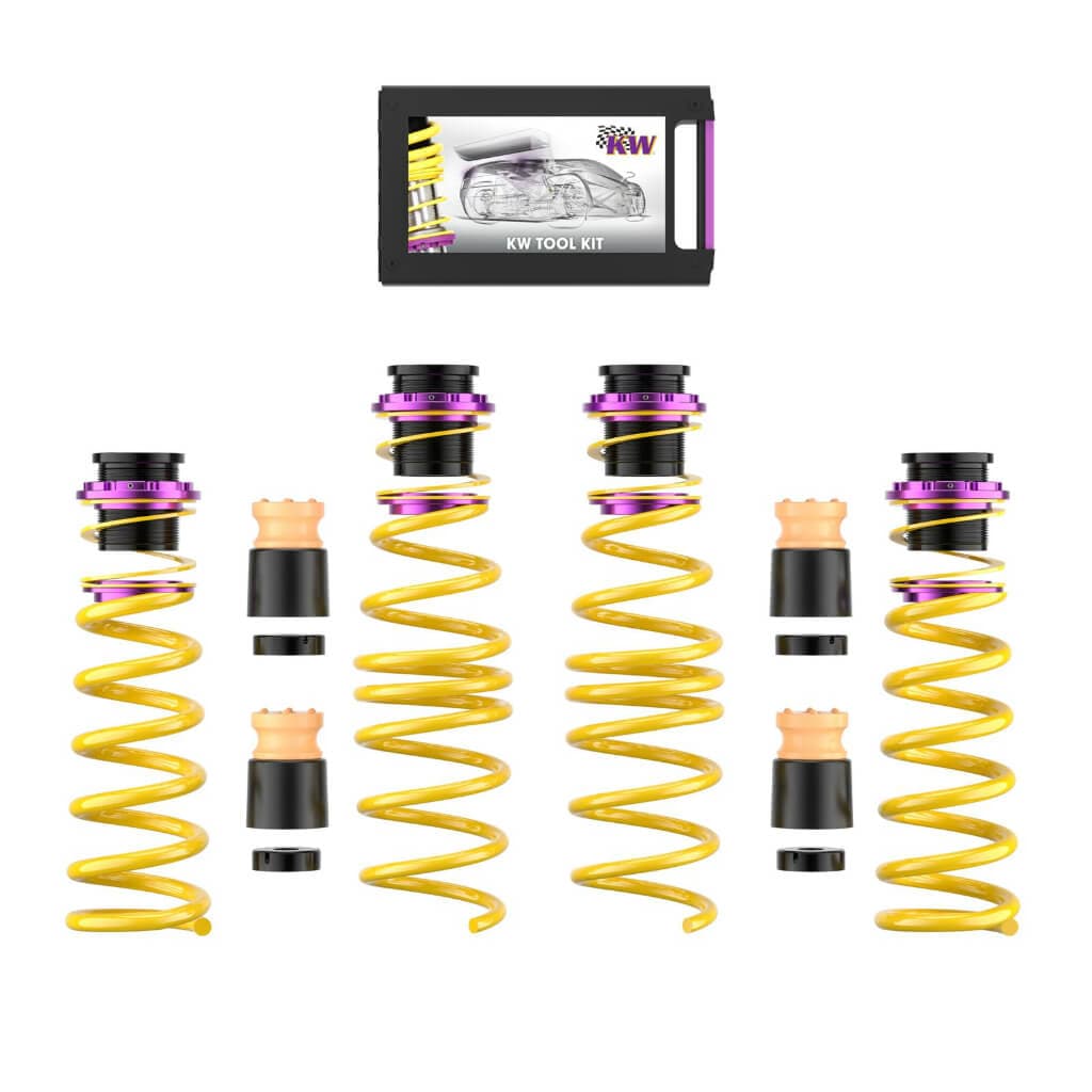 KW 253200CC Zestaw sprężyn zawieszenia gwintowanego do BMW M5 (F90); (F5LM) 03/18 - KW 441 FA 5-20 RA 5-20 — zdjęcie 1