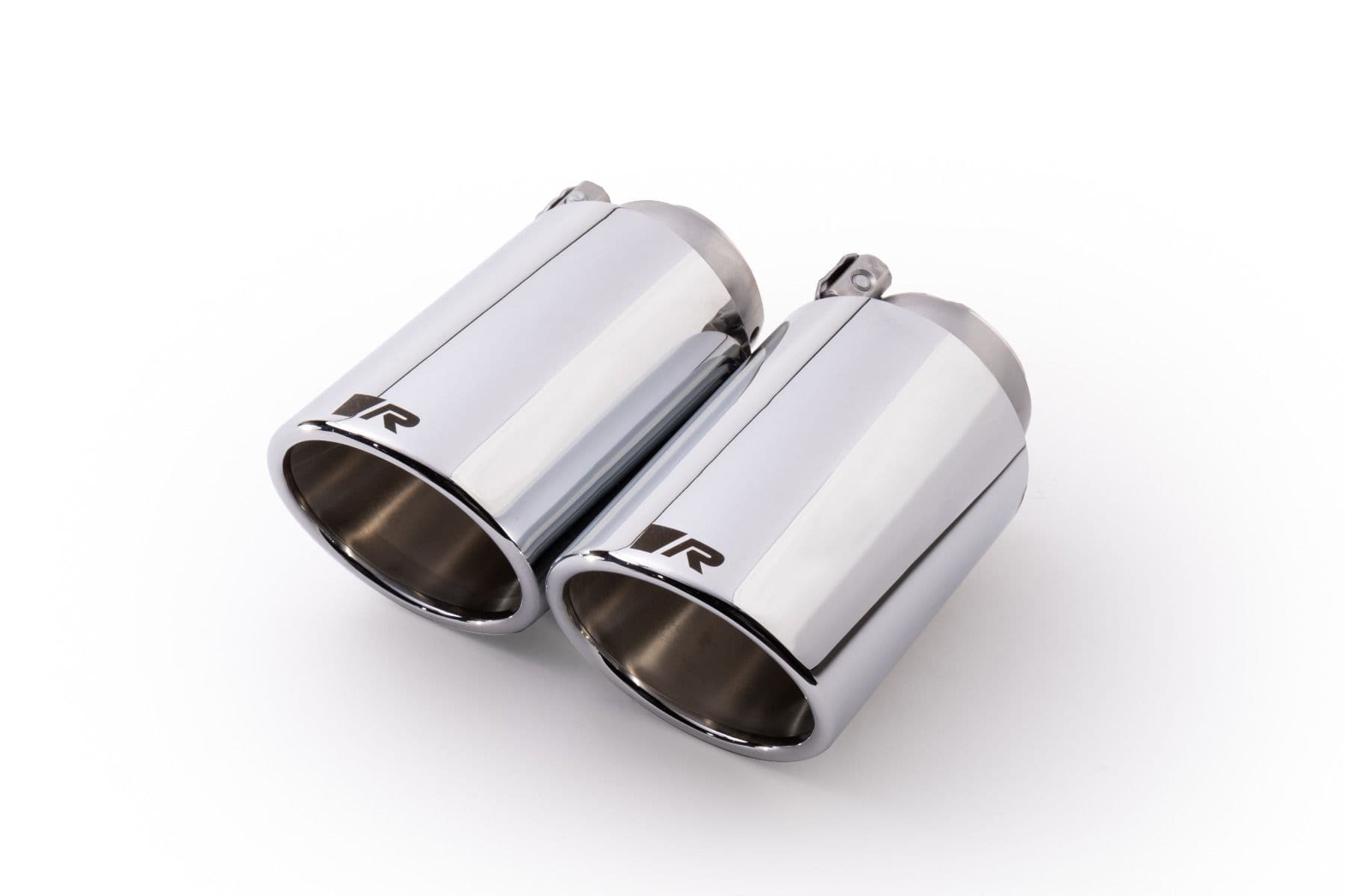 REMUS 0026 70SR — Tailpipe Set, Ø 102 mm angled, chromed