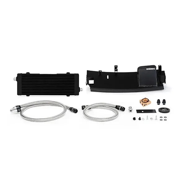 Chłodnica oleju Mishimoto MMOC-RS-16TBK z termostatem Ford Focus RS Mk3 2.3 EcoBoost (czarna) — zdjęcie 1