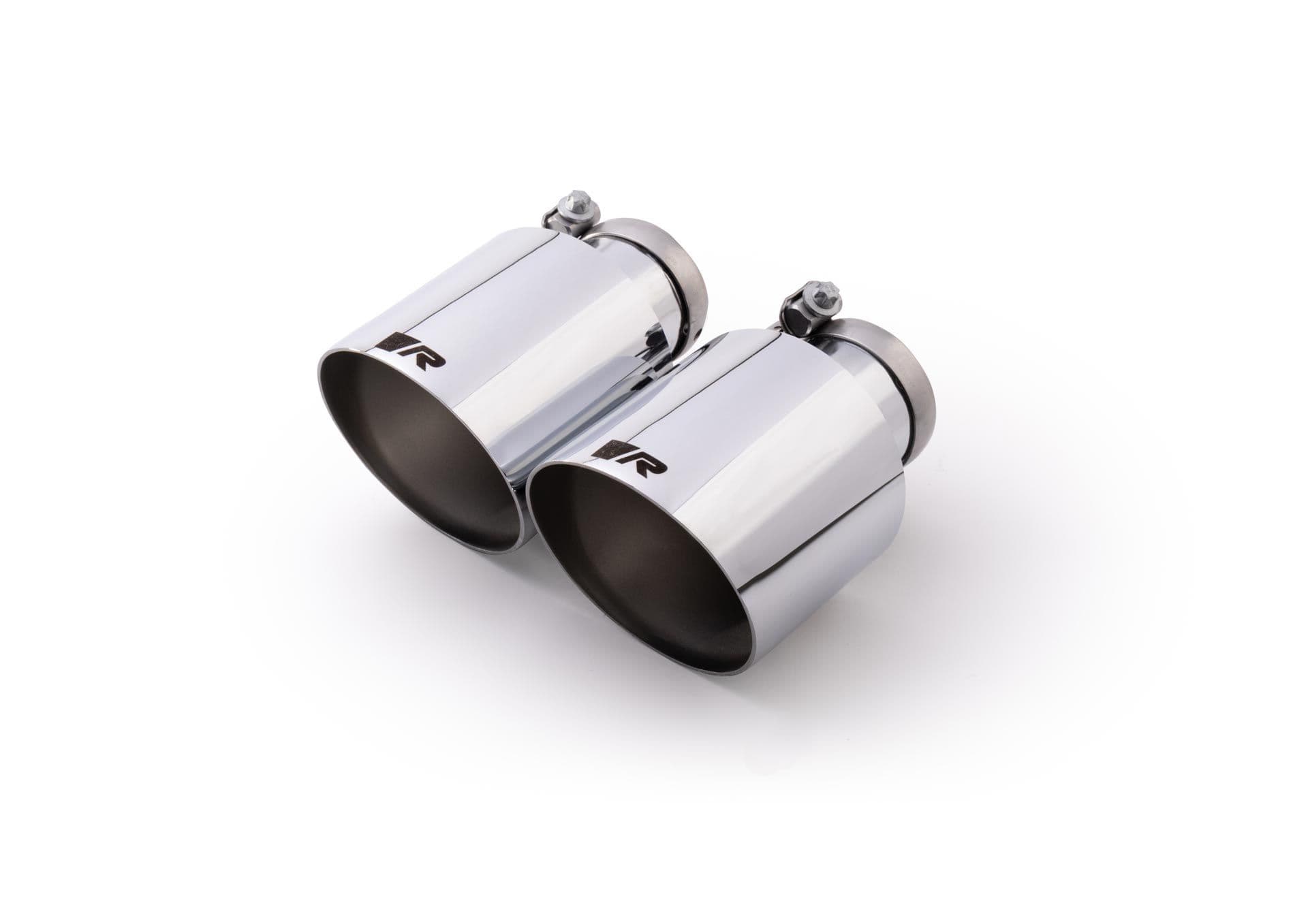 REMUS 0046 80SAR — 4-Piece Tailpipe Set, chrome