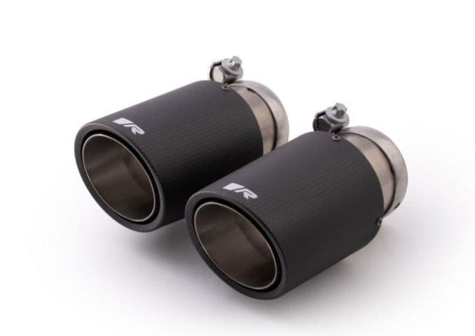 REMUS 0046 83CTSR — 4-Piece Tailpipe Set, Carbon