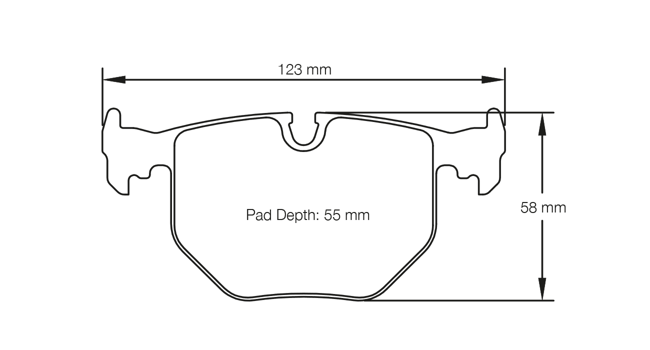 PAGID 2685-RSL29 Tylne klocki hamulcowe do BMW M3 (E46) / M3 CSL (E46) / M5 (E39) — zdjęcie 1