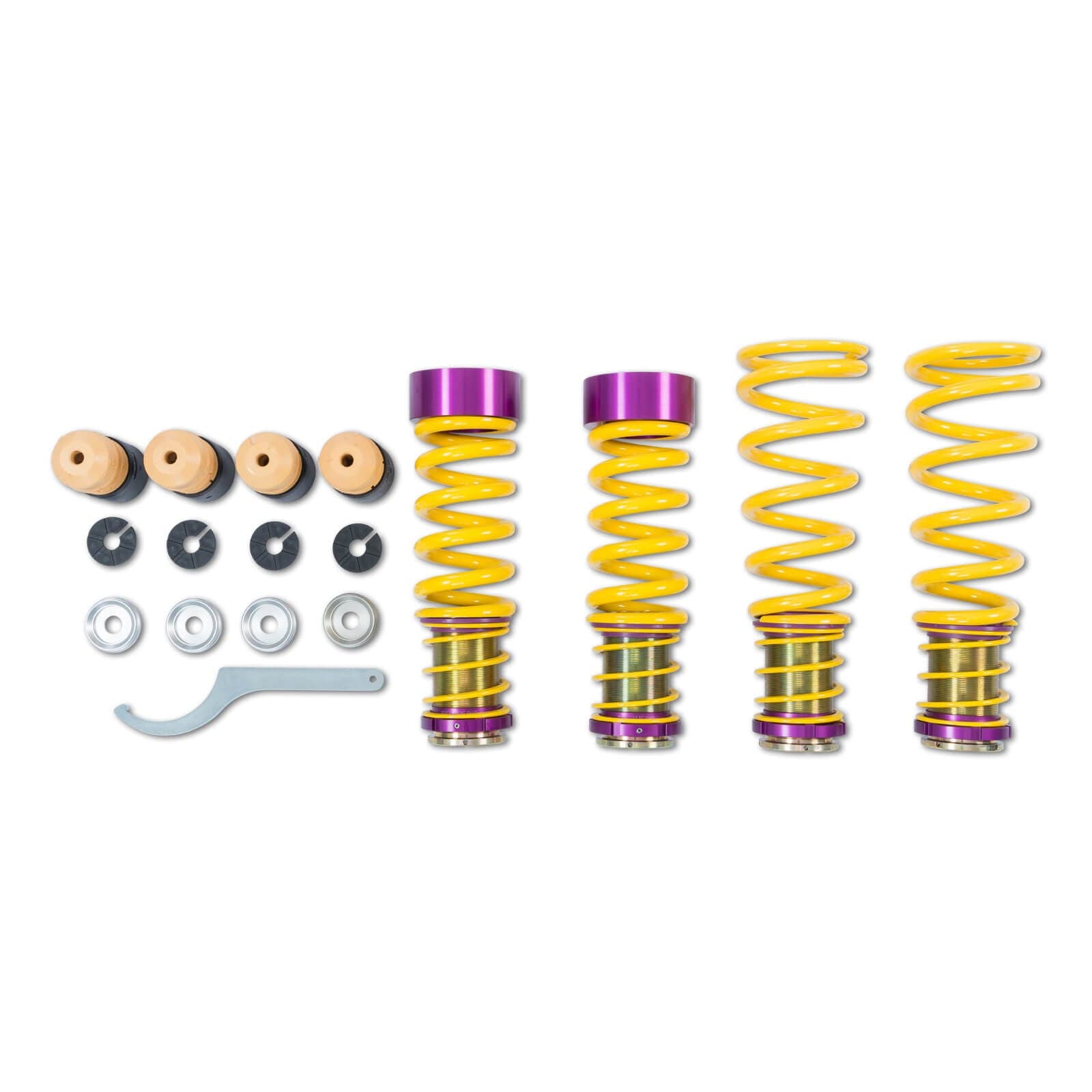 KW 25385006 Zestaw sprężyn zawieszenia gwintowanego NISSAN GT-R; (R35) 09/08 - KW 357-419 FA 0-30 RA 0-30 — zdjęcie 1