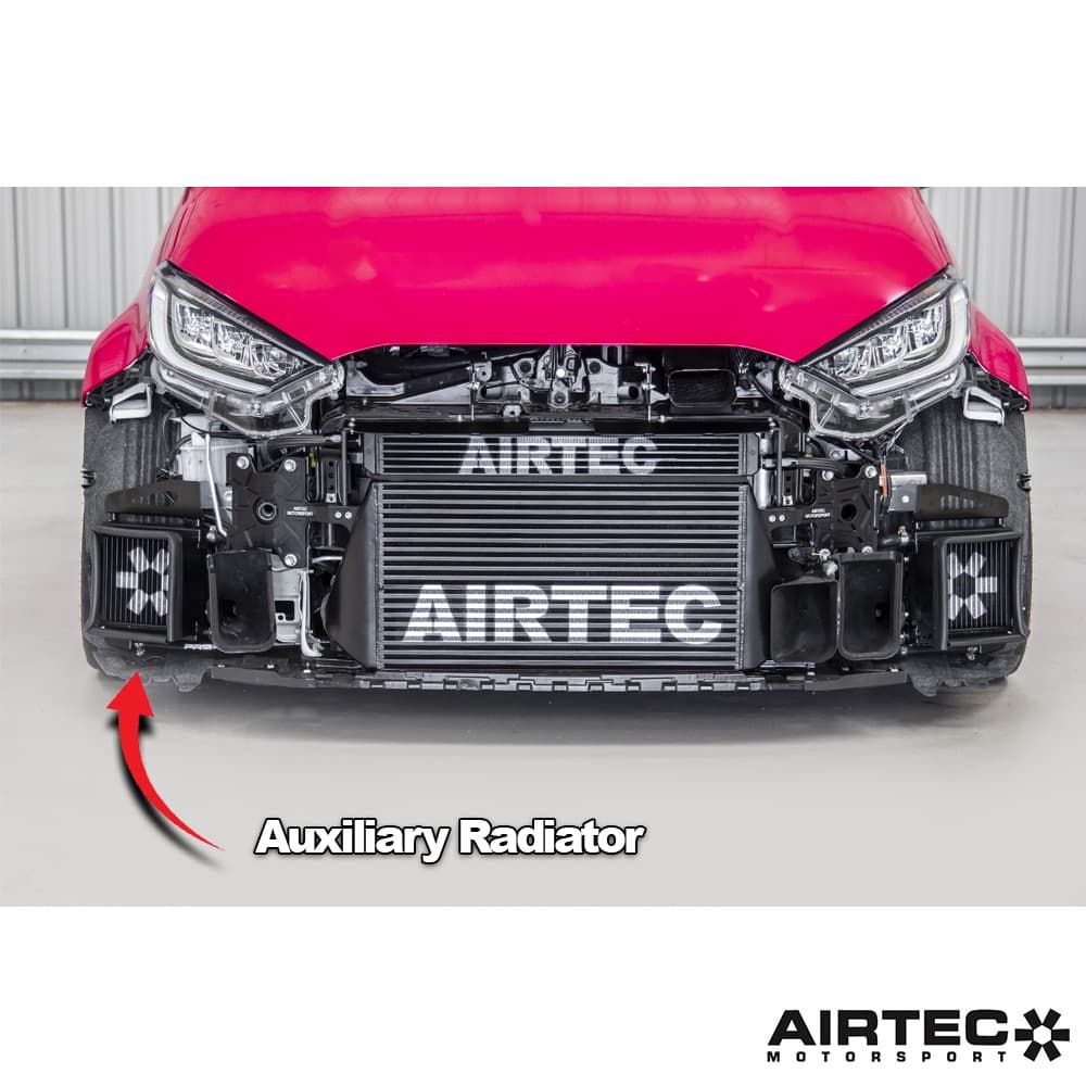 Dodatkowa chłodnica wody Airtec Motorsport ATRADYGR2 Toyota GR Yaris (Gen 1) (GXPA16) 1.6 G16E-GTS