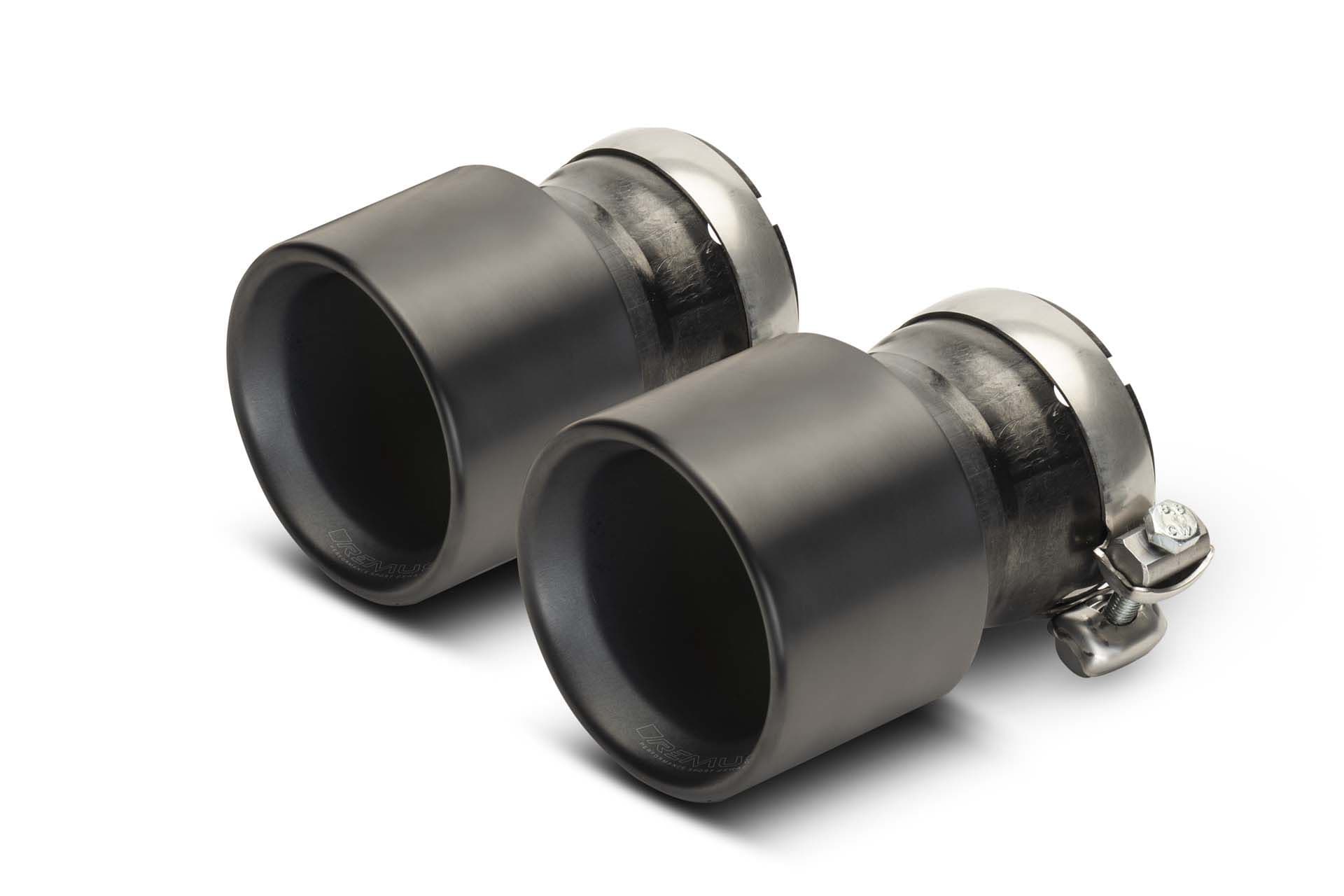 REMUS 0028 70TIB — OPT Tailpipes, Ø 100mm, titanium black coated