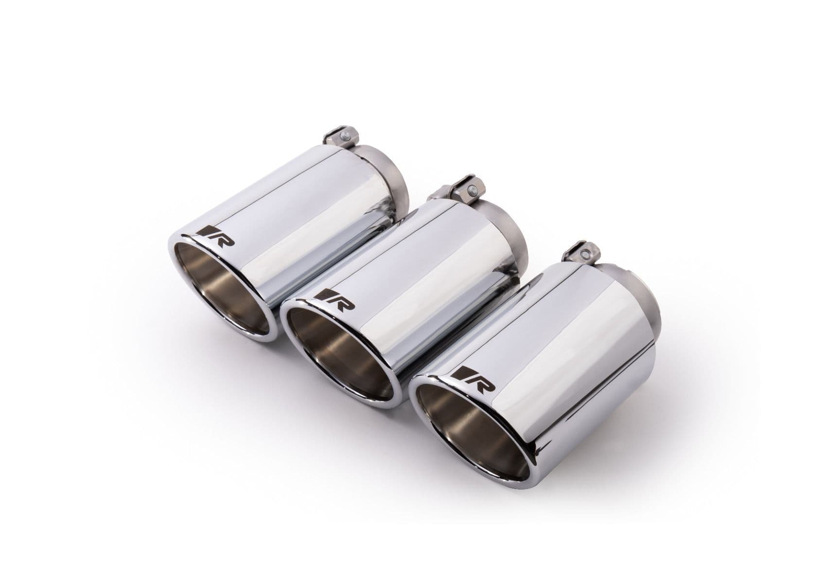 REMUS 0036 70SR — Tailpipe Set, stainless steel (102mm)