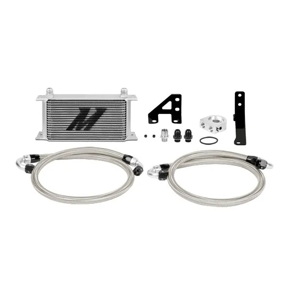Chłodnica oleju Mishimoto MMOC-STI-15 z podstawką bez termostatu Subaru WRX STi 2015- (srebrna) — zdjęcie 1