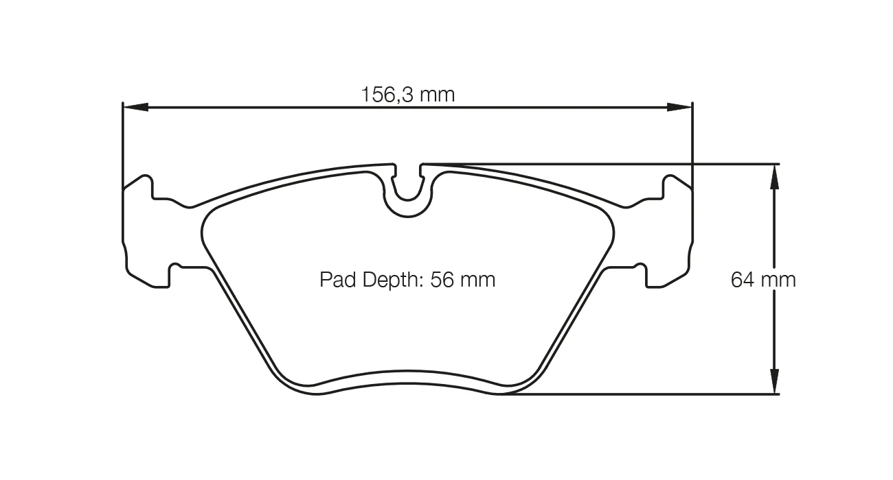 PAGID 1295-RSL1 Przednie klocki hamulcowe do BMW M3 (E46) / M3 CSL (E46) / M5 (E39) — zdjęcie 1
