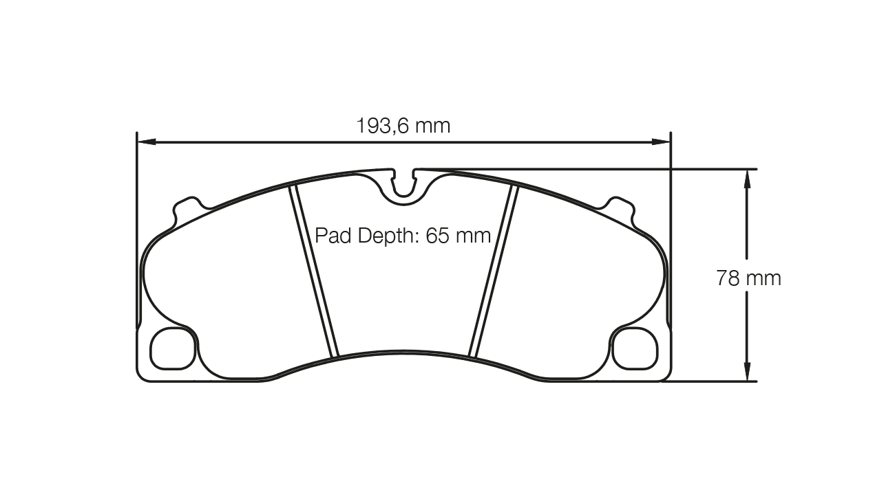 PAGID 4908-RSL1 Przednie klocki hamulcowe RSL1 do PORSCHE 718 Cayman GTS 4.0 982C (do tarcz PCCB) / 991.2 3.0 Carrera GTS (do tarcz żeliwnych) — zdjęcie 1