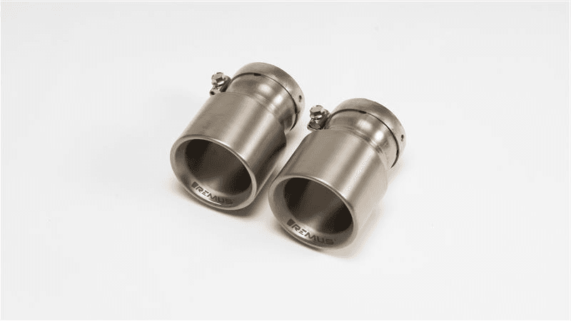 REMUS 0028 70TI — OPT Tailpipes, Ø 100mm, titanium brushed