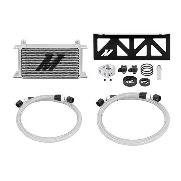 Chłodnica oleju Mishimoto MMOC-BRZ-13 bez termostatu Subaru BRZ, Toyota GT86 (srebrna) — zdjęcie 1