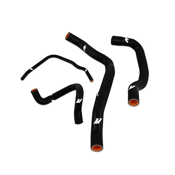 Zestaw przewodów silikonowych Mishimoto MMHOSE-TINY-01BK do układu chłodzenia Mini Cooper S (R52, R53) 1.6 Tritec (T16b4/ W11) (czarne) — zdjęcie 1